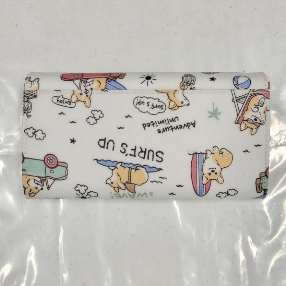 Waterproof Corgi Multifunctional Trifold Wallet - Picture 10 of 15